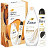 Dove Time To Pamper Nourishing Silk pflegendes Duschgel 250 ml + Advanced Care Invisible Dry Antitranspirant Deodorant Spray 150 ml, Kosmetikset für Frauen