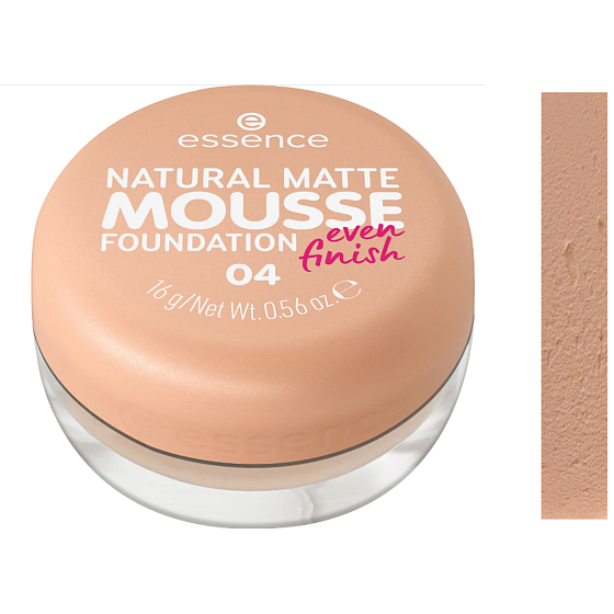Essence Natural Matte Mousse Foundation Schaum Make-up 04 16 g
