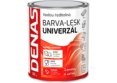 DENAS UNIVERZÁL-LESK Deckfarbe für Holz, Metall und Beton, 0840 rotbraun, 700 g