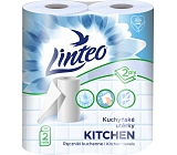 Linteo 2-lagige Küchenpapierhandtücher, 2× 10 m, 2 Rollen