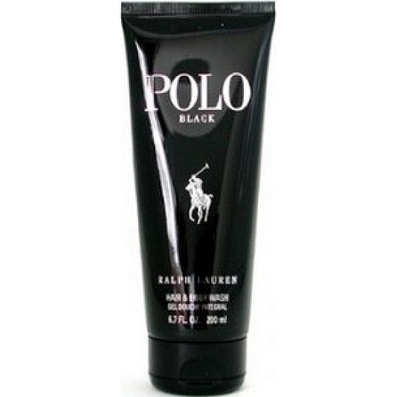Ralph Lauren Polo Schwarzes Duschgel für Männer 200 ml