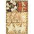 Kerzenhalter mit Zimt, Schleifen und Sternen Gold Set von 13 Stück
