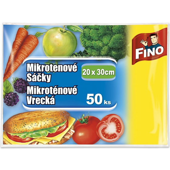 Fino Microtene Snackbeutel, 7 µm, 20 x 30 cm, 50 Stück