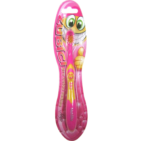 Nekupto Zubíci Zahnbürste für Kinder namens Natálka soft 1 Stück