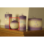 Lima Blühende Wiesenkerze hellviolette Kugel 80 mm 1 Stück