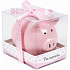 Albi Sparbüchse Schweinchen klein Für Mama rosa 7 cm × 6,5 cm × 7,3 cm