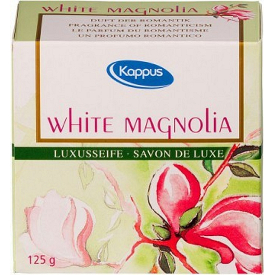 Kappus White Magnolia - Luxus-Toilettenseife aus süßer Magnolie 125 g