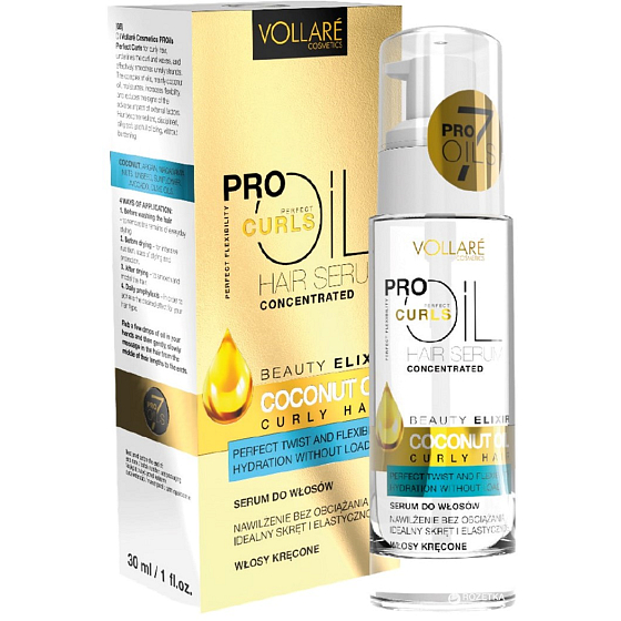 Vollaré Cosmetics PROils Perfect Curls Perfect Curls Ölserum für lockiges Haar 30 ml