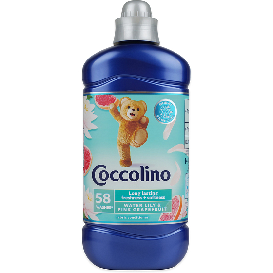 Coccolino Creations Wasserlilie & Pink Grapefruit konzentrierter Weichspüler 58 Waschladungen 1,45 l
