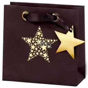 BSB Luxus Geschenk Papiertüte 14,5 x 15 x 6 cm Weihnachtsstern Festival VDT 417 - CD