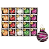Glaskolben 5er Set Farben 2,5 cm, 20 Stück