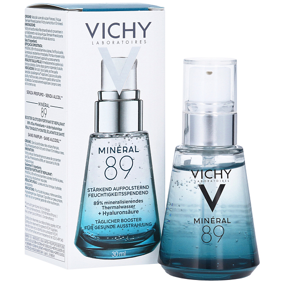 Vichy Minéral 89 Hyaluron-Booster Kräftigungs- und Füllbooster für alle Hauttypen 30 ml