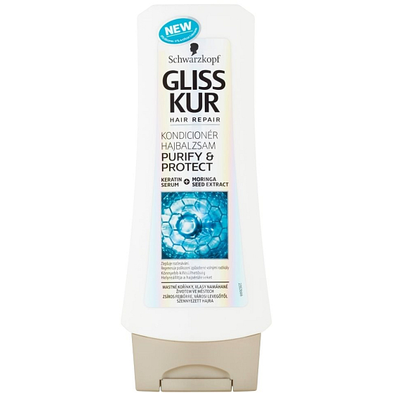 Gliss Kur Purify & Protect Regenerierender Haarbalsam 200 ml