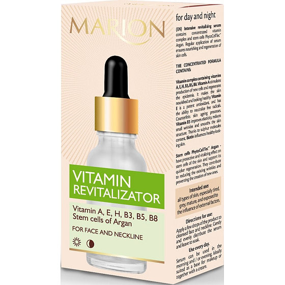 Marion Vitamin Revitalisierungsserum Vitamin revitalisierendes Hautserum 20 ml