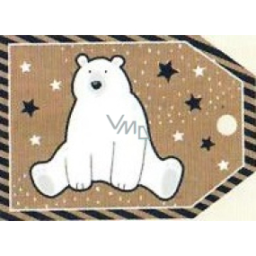 Nekupto Weihnachtsgeschenkkarten Eisbär 5,5 x 7,5 cm 6 Stück