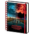 Degen Merch Stranger Things Notizbuch A5 3D 21 x 14,8 cm liniert