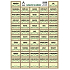 Arch Spice Sticker Ornamente Gewürznelken 24 x 34 cm