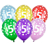 Ditipo Latex Luftballons aufblasbar Metall Mix von Farben Nr. 5 30 cm 6 Stück