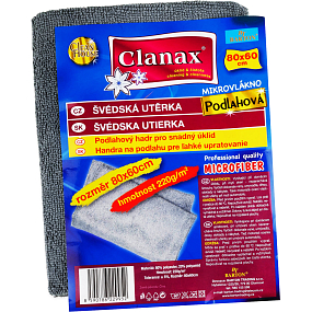 CLANAX schwedisches Bodentuch 220 g, 80 × 60 cm