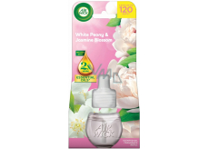 Air Wick Essential Oils White Peony & Jasmine Blossom - Pfingstrose und Jasminblüte elektrischer Lufterfrischer Nachfüllung 19 ml
