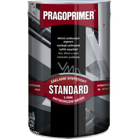 Pragoprimer Standard S2000 Grundfarbe für Metall, 0100 Weiß, 4 l