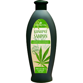 Herbavera Hanfshampoo für trockene und brüchige Haare, 550 ml