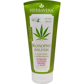 Herbavera Hanfbalm mit Aloe Vera, 200 ml