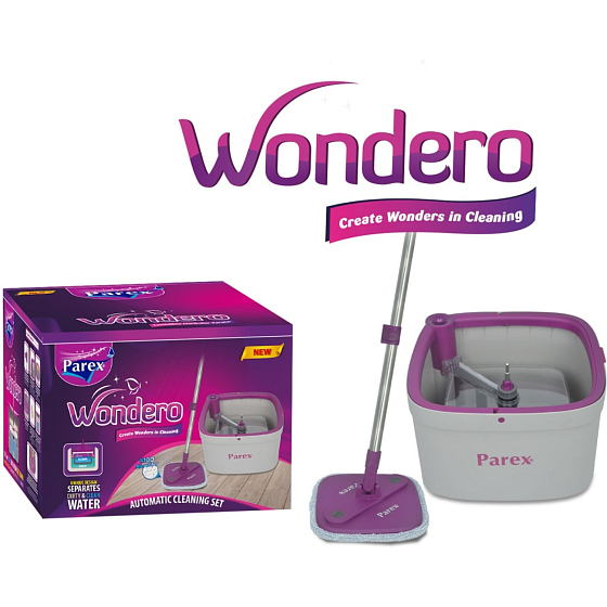 Parex Wondero Automatic Mop für den Boden Reinigungsset
