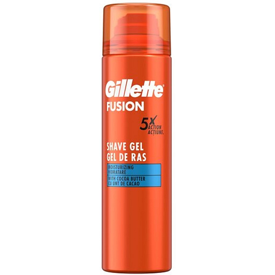 Gillette Fusion Ultra Moisturizing Moisturizing Rasiergel für Männer 200 ml