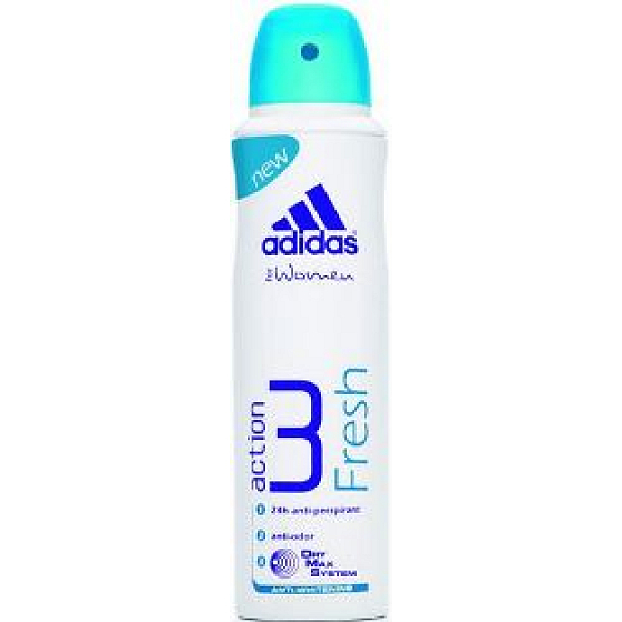 Adidas Action 3 Frisches Antitranspirant Deodorant Spray für Frauen 150 ml