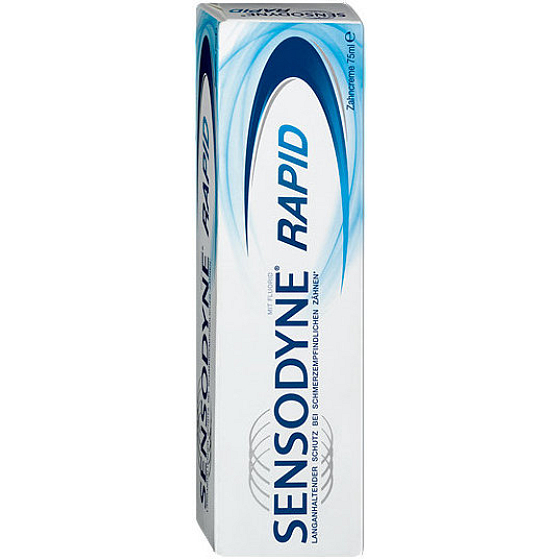 Sensodyne Rapid Zahnpasta beschleunigt die Schmerzlinderung 75 ml