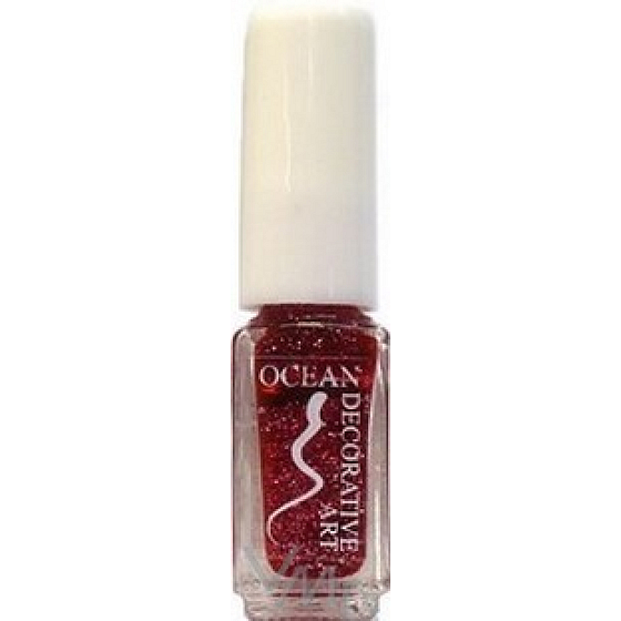 Ocean Decorative Art dekorieren Nagellack Schatten 51 rosa Glitzer 5 ml