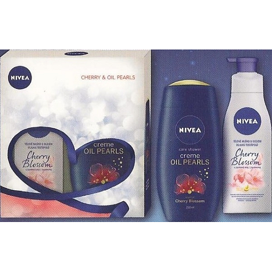 Nivea Body Cherry Körperlotion 200 ml + Duschgel 250 ml, Kosmetikset
