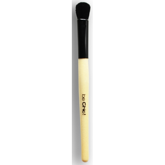 Sei schick! Professional White B 07 Kosmetikpinsel mit natürlichen schwarzen Ziegenborsten für Augen flach 16 cm