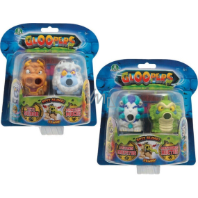 EP Line Gloopers Gruselmonster Gummifigur mit Schleimglas 2 Stück verschiedene Typen, empfohlen ab 6 Jahren EP Line Gloopers Gruselmonster Gummifigur mit Schleimglas 2 Stück verschiedene Typen, empfohlen ab 6 Jahren