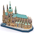 CubicFun Puzzle 3D St. Veits Kathedrale 193 Stück 39 x 20 x 29 cm