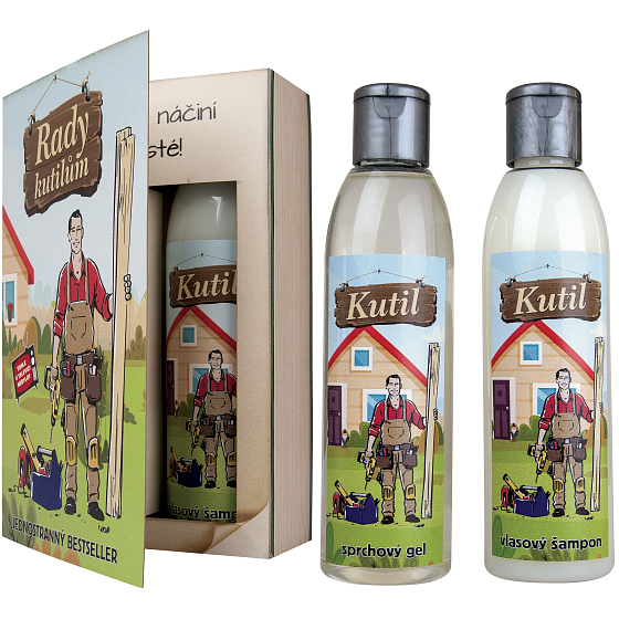 Bohemia Gifts Book DIY Beratung Duschgel 200 ml + Haarshampoo 200 ml, Kosmetikset