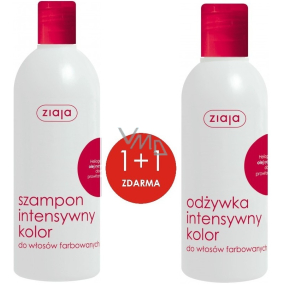 Ziaja Intensives Farbshampoo für coloriertes Haar 400 ml + Intensive Farbspülung für coloriertes Haar 200 ml, Duopack Ziaja Intensives Farbshampoo für coloriertes Haar 400 ml + Intensive Farbspülung für coloriertes Haar 200 ml, Duopack