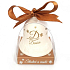 Nekupto Weihnachtskeramikglocke mit dem Namen Denisa 6,5 cm, x 5,5 cm