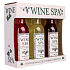 Bohemia Gifts Wine Spa Wein-Kosmetik Traubenkernöl und Weinrebenextrakt Duschgel 200 ml + Haarshampoo.200 ml + Schaumbad 200 ml, Kosmetikset
