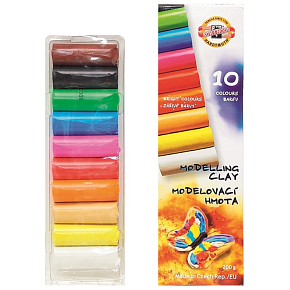 Koh-i-Noor Schule Modelliermasse Schmetterling 10 Farben von 20 g Koh-i-Noor Schule Modelliermasse Schmetterling 10 Farben von 20 g