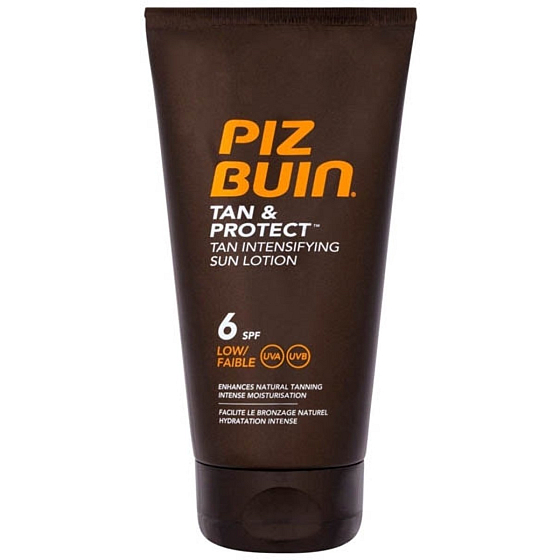 Piz Buin Tan & Protect SPF6 Sonnenschutzmittel zur Beschleunigung der Milch 150 ml