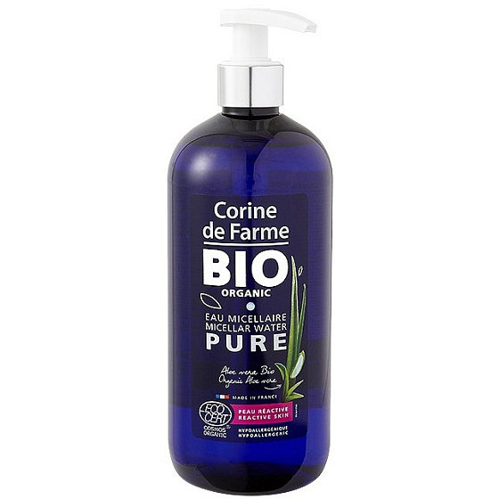 Corine de Farme Bio Bio Pure Aloe Vera Mizellenreinigungswasser für sehr empfindliche und reaktive Hautspender 500 ml