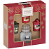 Yankee Candle Candlelit Cabin - Cottage beleuchtet von einer Kerze mit Kerzenduft Klassisches kleines Glas 104 g + Nach dem Rodeln - Nach dem Rodeln + Immergrüner Nebel - Waldnebel + Granatapfel Gin Fizz - Gome Fizz aus Granatapfel-Votivkerze 3 x 49 g, Weihnachtsgeschenkset