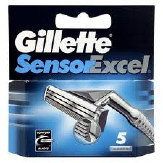 Gillette Sensor Excel Ersatzklingen für Männer 5 Stück