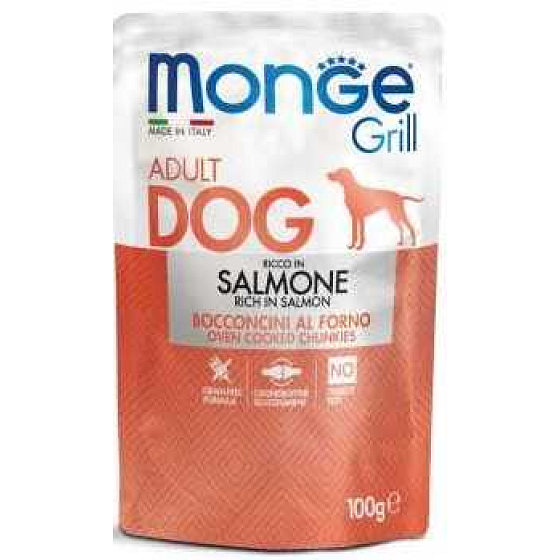 Monge Dog Grill Lachstasche 100 g