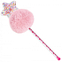 Albi Kugelschreiber mit Pompon Rosa Stern