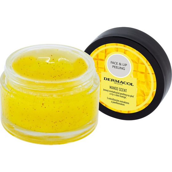 Dermacol Face & Lip Peeling Revitalisierendes Zuckerpeeling für Gesicht und Lippen 50 g