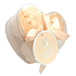 Salsa Collection Fleur Rose Rosenblüten für Bad Orange 3 x 4 g