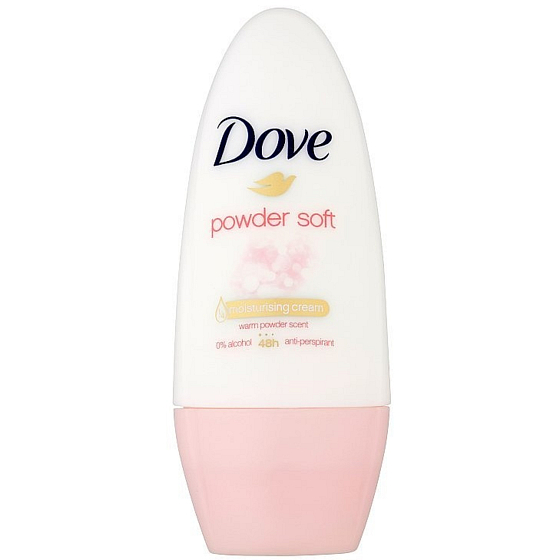 Dove Powder Soft Antitranspirant Deodorant Roll-on für Frauen 50 ml